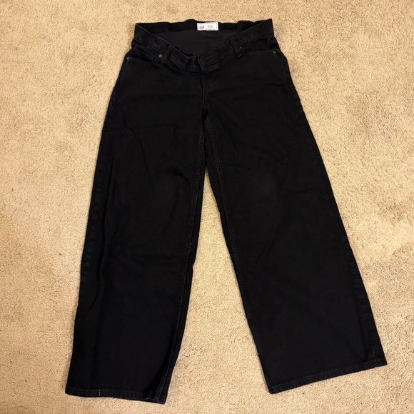 Wide leg, low rise, maternity denim GAP - Picture 2 of 4